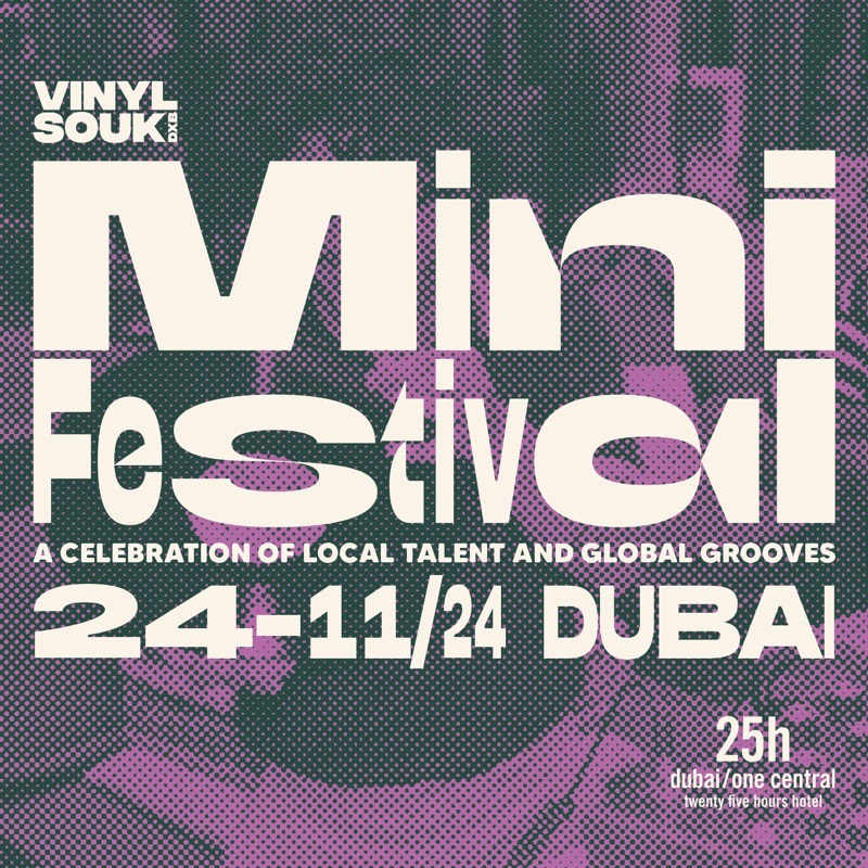 Poster: Vinyl Souk Mini Festival, 24 November 2024.